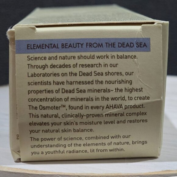 AHAVA ✦ Purifying Mud Mask ✦ Dead Sea Minerals Deep Cleanse Sensitive Skin 4.4oz - Picture 6 of 13